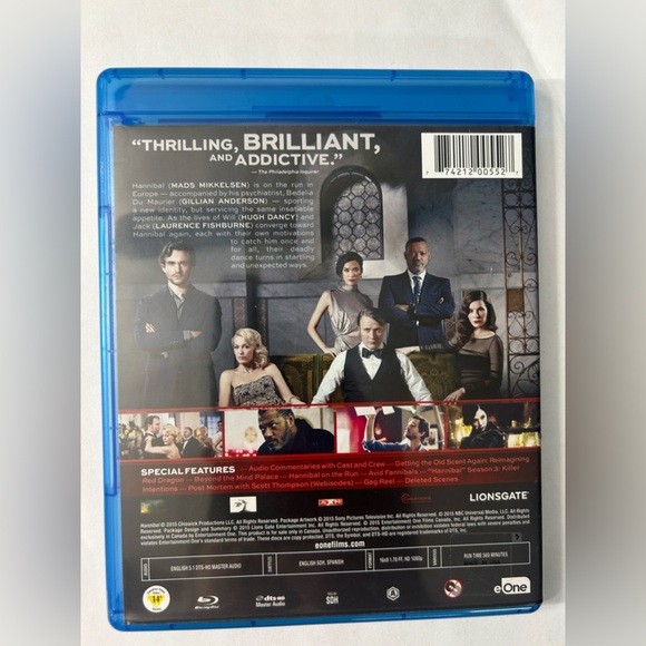 Hannibal - Season 3 Blu Ray - Like New 🔪🐉 - Picture 2 of 4